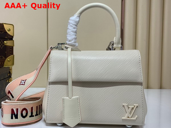 Louis Vuitton Cluny Mini Handbag in Quartz Epi Grained Cowhide Leather M58928 Replica