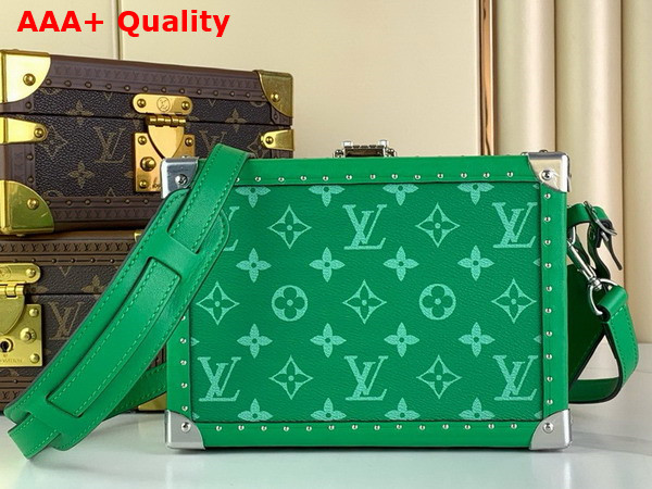 Louis Vuitton Clutch Box in Green Monogram Canvas M11058 Replica