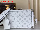 Louis Vuitton Clutch Box in Optic White Monogram Canvas M11049 Replica