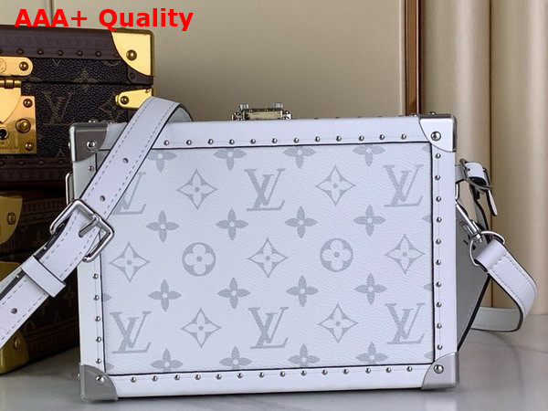 Louis Vuitton Clutch Box in Optic White Monogram Canvas M11049 Replica