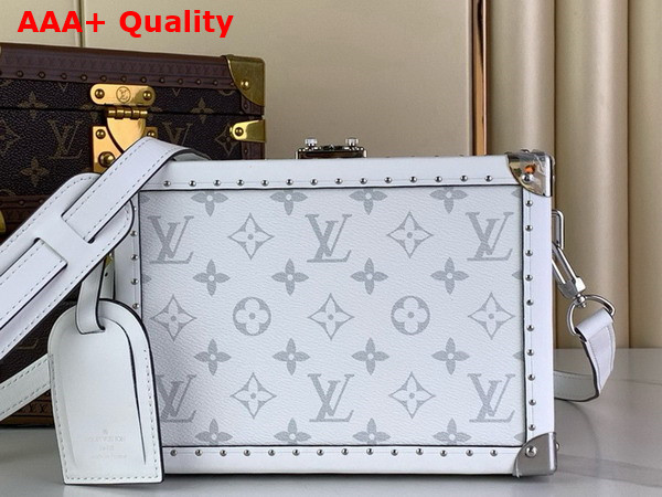 Louis Vuitton Clutch Box in Optic White Monogram Canvas M11049 Replica