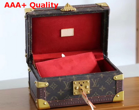 Louis Vuitton Coffret Tresor 24 in Monogram Canvas with Beige Microfiber Lining M47003 Replica