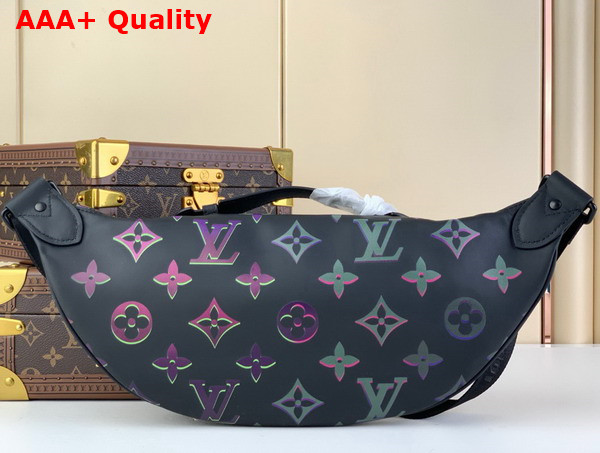 Louis Vuitton Comet Bumbag in Black Borealis Calf Leather M22494 Replica