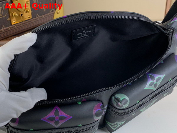 Louis Vuitton Comet Bumbag in Black Borealis Calf Leather M22494 Replica