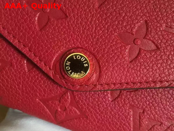 Louis Vuitton Compact Curieuse Wallet Cherry Monogram Empreinte Leather M60735 Replica