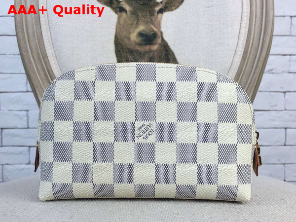 Louis Vuitton Cosmetic Pouch Damier Azur N60024 Replica