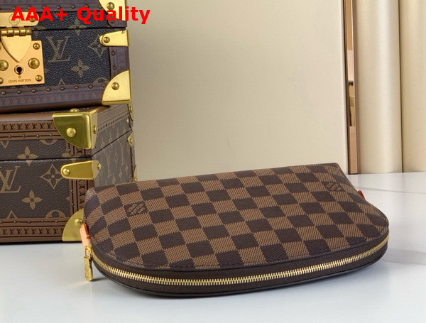 Louis Vuitton Cosmetic Pouch GM in Damier Ebene Canvas Replica