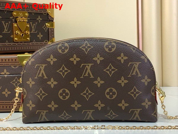 Louis Vuitton Cosmetic Pouch MM with Chain Monogram Canvas Replica