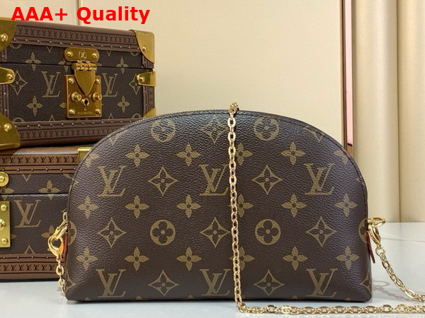 Louis Vuitton Cosmetic Pouch MM with Chain Monogram Canvas Replica