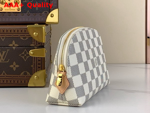 Louis Vuitton Cosmetic Pouch PM Damier Azur Canvas N60024 Replica