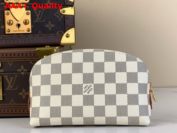 Louis Vuitton Cosmetic Pouch PM Damier Azur Canvas N60024 Replica