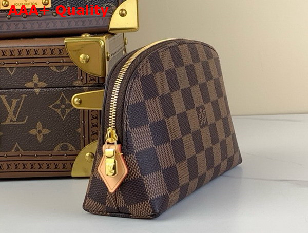 Louis Vuitton Cosmetic Pouch PM Damier Ebene Canvas N47516 Replica