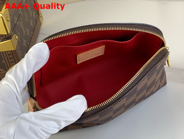 Louis Vuitton Cosmetic Pouch PM Damier Ebene Canvas N47516 Replica