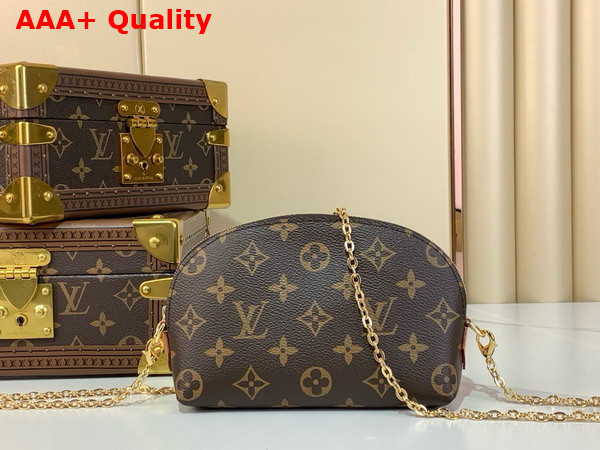 Louis Vuitton Cosmetic Pouch PM with Chain Monogram Canvas Replica