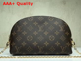 Louis Vuitton Cosmetic Pouch with Chain Shoulder Strap Monogram Canvas Replica