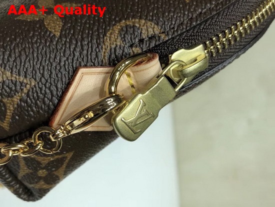 Louis Vuitton Cosmetic Pouch with Chain Shoulder Strap Monogram Canvas Replica