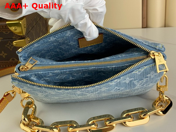 Louis Vuitton Coussin BB Handbag in Sky Blue Monogram Denim M11401 Replica