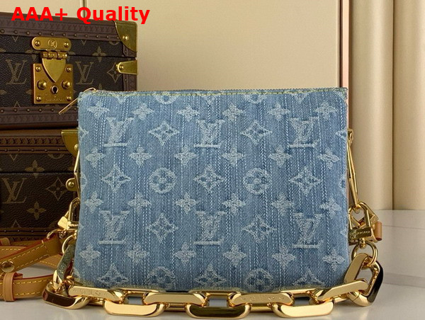 Louis Vuitton Coussin BB Handbag in Sky Blue Monogram Denim M11401 Replica