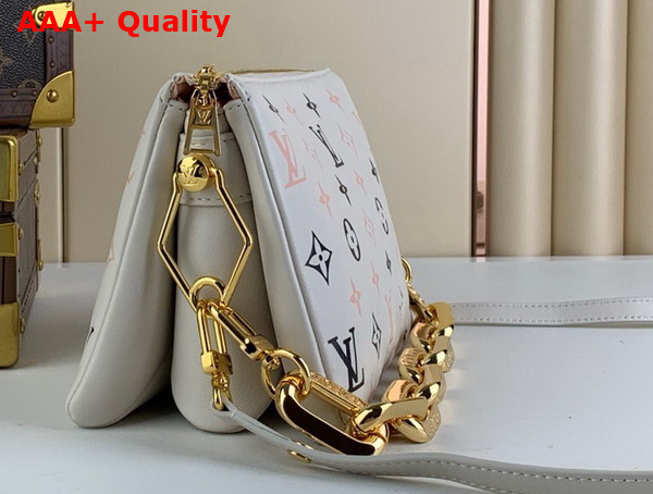 Louis Vuitton Coussin BB Tricolor Bag Beige Lambskin M22954 Replica