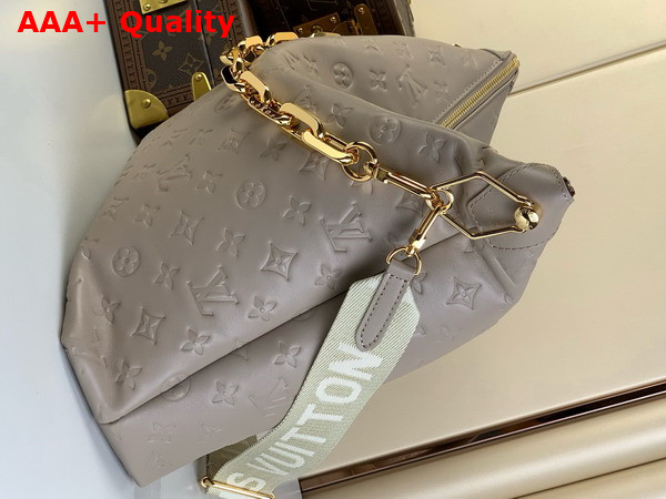 Louis Vuitton Coussin Hobo MM Galet Calf Leather M12071 Replica