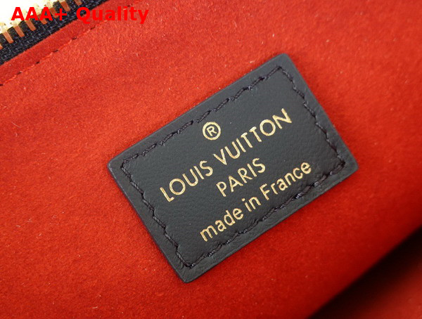 Louis Vuitton Coussin MM Handbag in Navy Blue Puffy Lambskin Embossed with a Surprising Monogram Pattern M21204 Replica