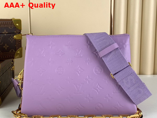 Louis Vuitton Coussin PM Handbag in Light Purple Lambskin M21439 Replica