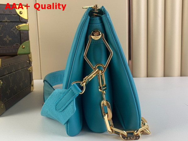 Louis Vuitton Coussin PM Handbag in Turquoise Monogram Embossed Puffy Lambskin M20769 Replica