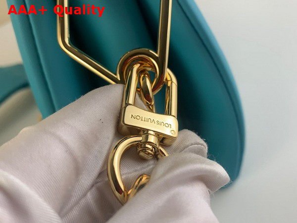 Louis Vuitton Coussin PM Handbag in Turquoise Monogram Embossed Puffy Lambskin M20769 Replica