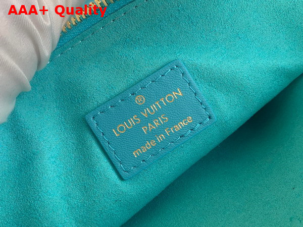 Louis Vuitton Coussin PM Handbag in Turquoise Monogram Embossed Puffy Lambskin M20769 Replica