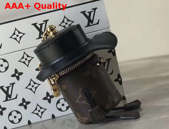 Louis Vuitton Cowboy Bag Charm Monogram Canvas and Calf Leather Replica