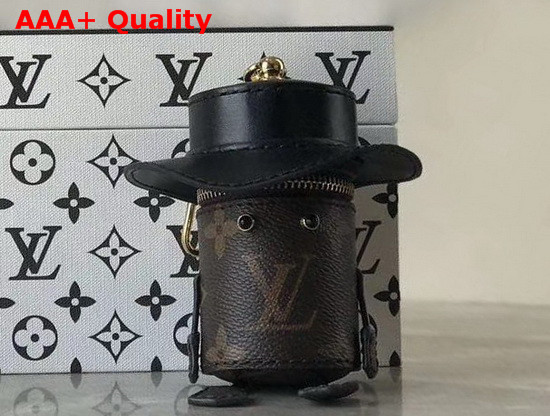 Louis Vuitton Cowboy Bag Charm Monogram Canvas and Calf Leather Replica