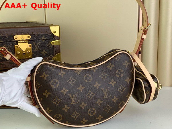 Louis Vuitton Croissant MM Handbag in Monogram Coated Canvas M46828 Replica