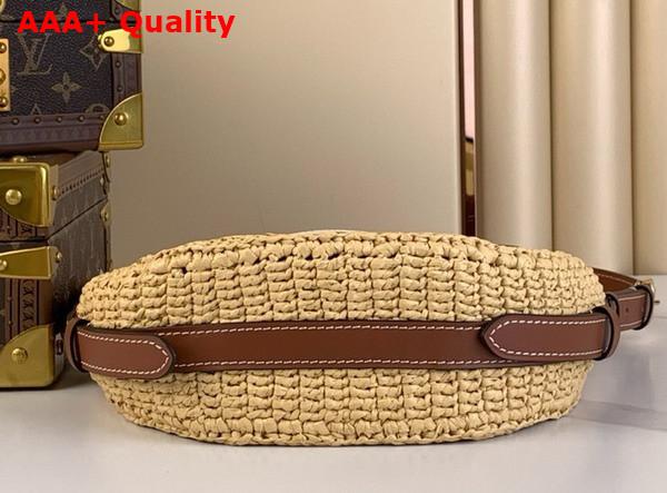 Louis Vuitton Croissant MM Handbag in Natural Raffia M24811 Replica