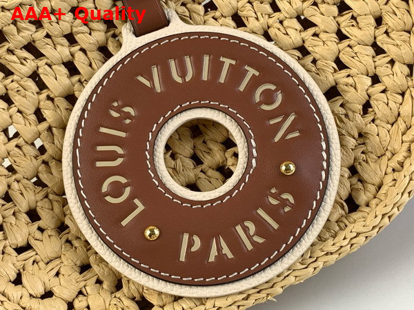 Louis Vuitton Croissant MM Handbag in Natural Raffia M24811 Replica