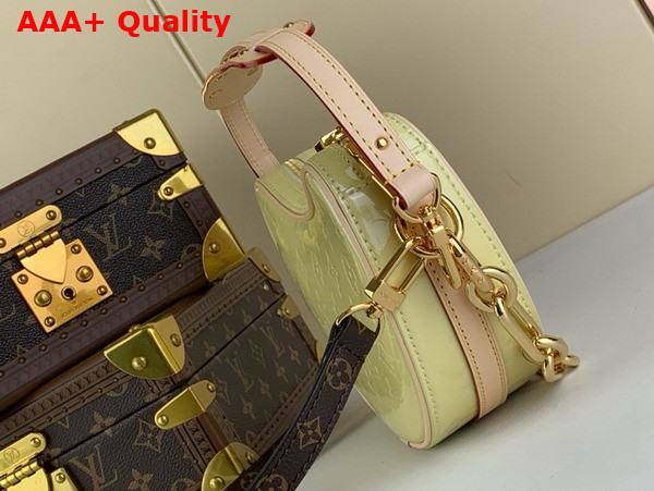 Louis Vuitton Croissant PM Bag in Chic and Yellow Monogram Vernis Embossed Cowhide Leather M24020 Replica