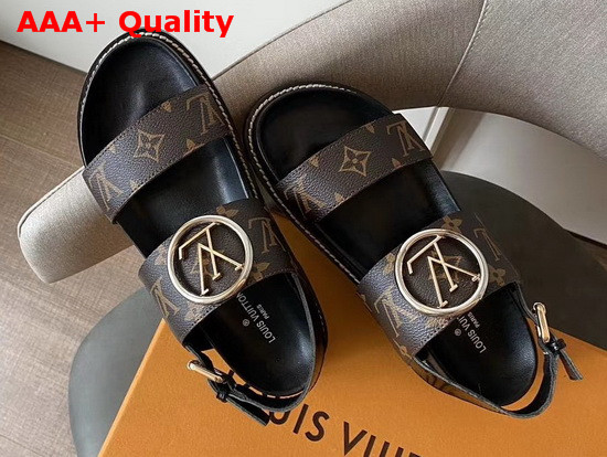 Louis Vuitton Crossroads Comfort Sandal Monogram Canvas Replica