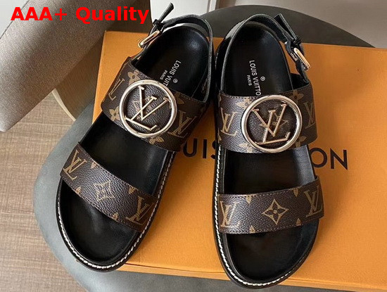 Louis Vuitton Crossroads Comfort Sandal Monogram Canvas Replica