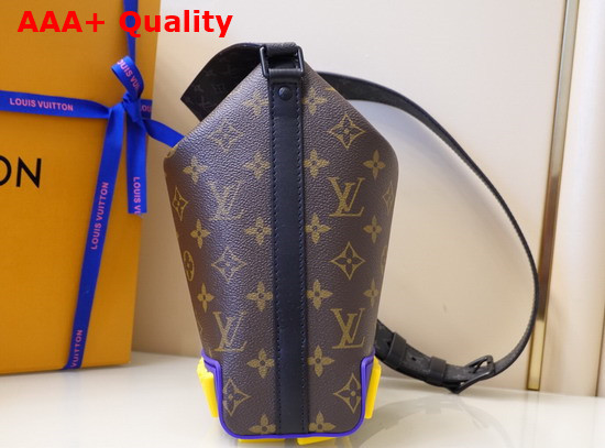 Louis Vuitton Cruiser Messenger LV Rubber Theme Monogram and Monogram Eclipse Canvas M57966 Replica