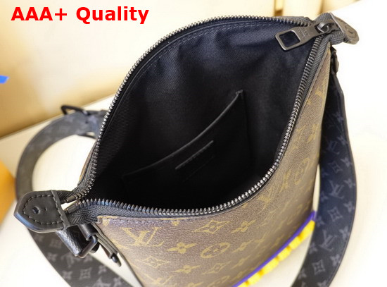 Louis Vuitton Cruiser Messenger LV Rubber Theme Monogram and Monogram Eclipse Canvas M57966 Replica