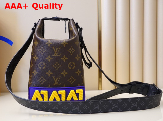 Louis Vuitton Cruiser Messenger LV Rubber Theme Monogram and Monogram Eclipse Canvas M57966 Replica