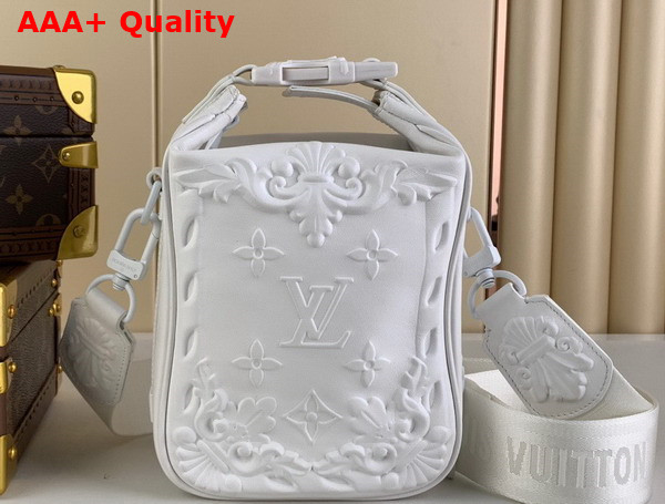 Louis Vuitton Cruiser Messenger in White Calf Leather Replica