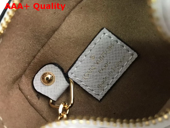 Louis Vuitton Cube Coin Purse Khaki and White Monogram Canvas Replica