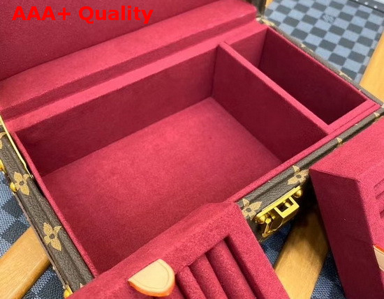 Louis Vuitton Cufflinks Box Monogram Canvas M47025 Replica