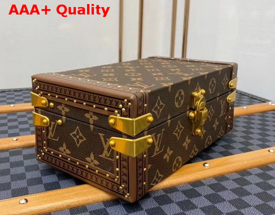 Louis Vuitton Cufflinks Box Monogram Canvas M47025 Replica