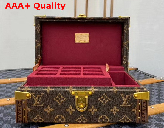 Louis Vuitton Cufflinks Box Monogram Canvas M47025 Replica