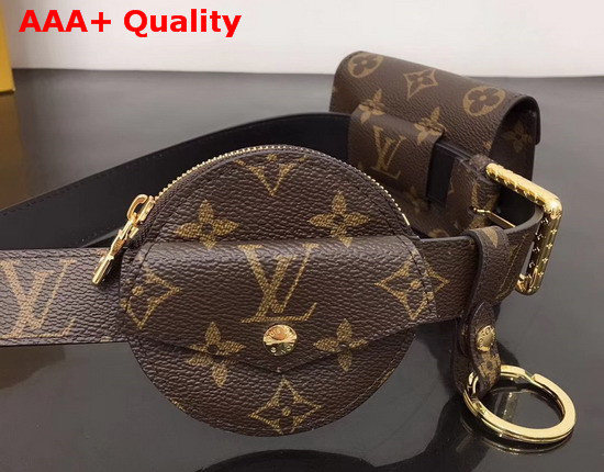 Louis Vuitton Daily Multi Pocket 30mm Belt in Monogram Canvas and Plain Calf Leather Lining M0236Y Replica