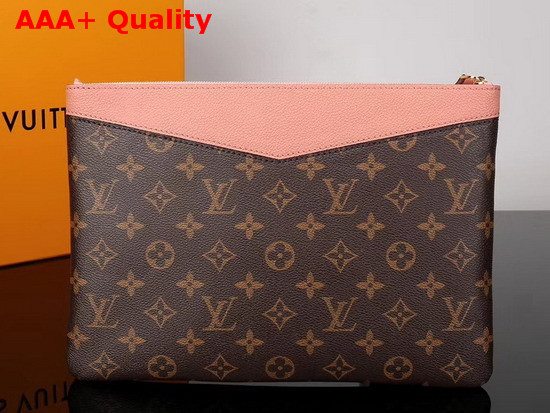 Louis Vuitton Daily Pouch Monogram Peach Replica