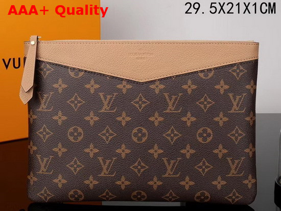 Louis Vuitton Daily Pouch Monogram Sesame Replica