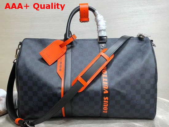 Louis Vuitton Damier Cobalt Race Keepall Bandouliere 45 N40166 Replica