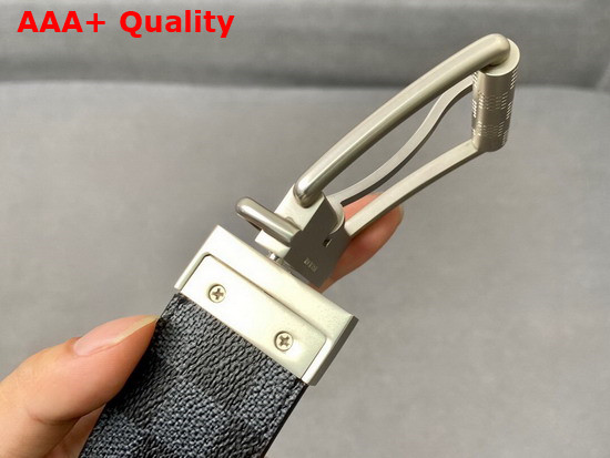 Louis Vuitton Damier Graphite 3D Coated Canvas Belt Gray Replica